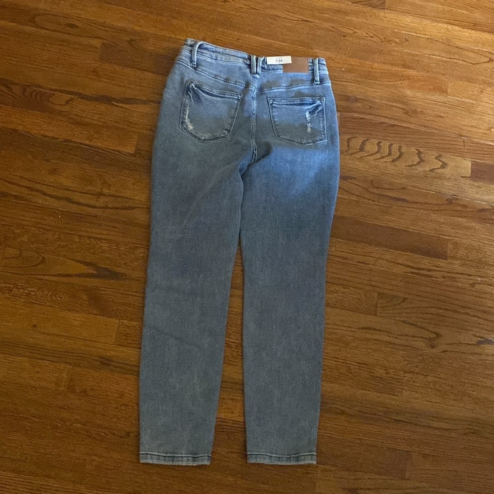 Judy blue hi waist vintage mild distressed  slim fit jeans size 7/28 - Picture 9 of 9